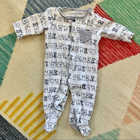 Little Me Baby Boy Footie - Picture 2 of 5